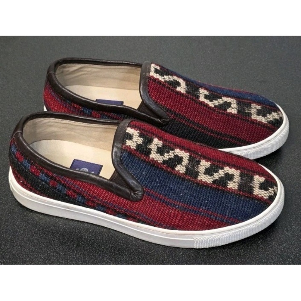 Res Ipsa Kilim Woven Sneakers Aztec Woman 8 Wool Turkish Slip-on Shoes Platform